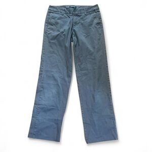 Lands End Women's Gray Chino Trousers SZ 4